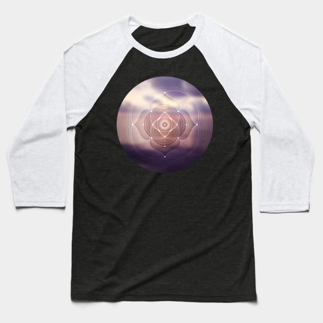 Morning silence | Sacred geometry Baseball T-Shirt by natasedyakina